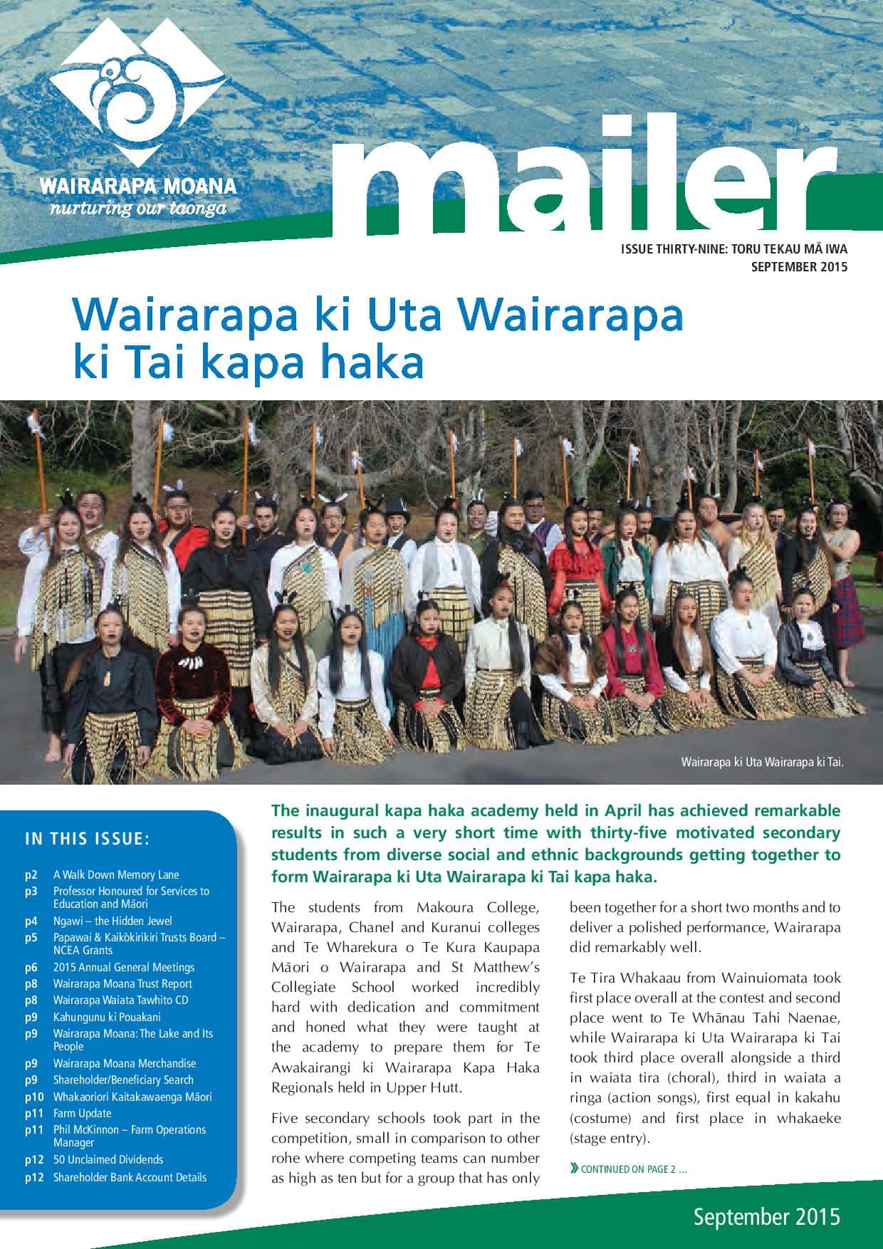 Issue 39 September 2015