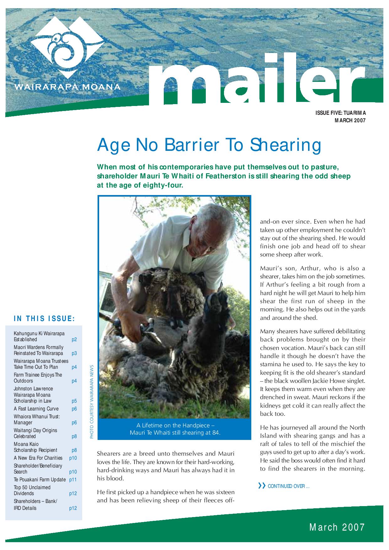 Issue 5 March 2007