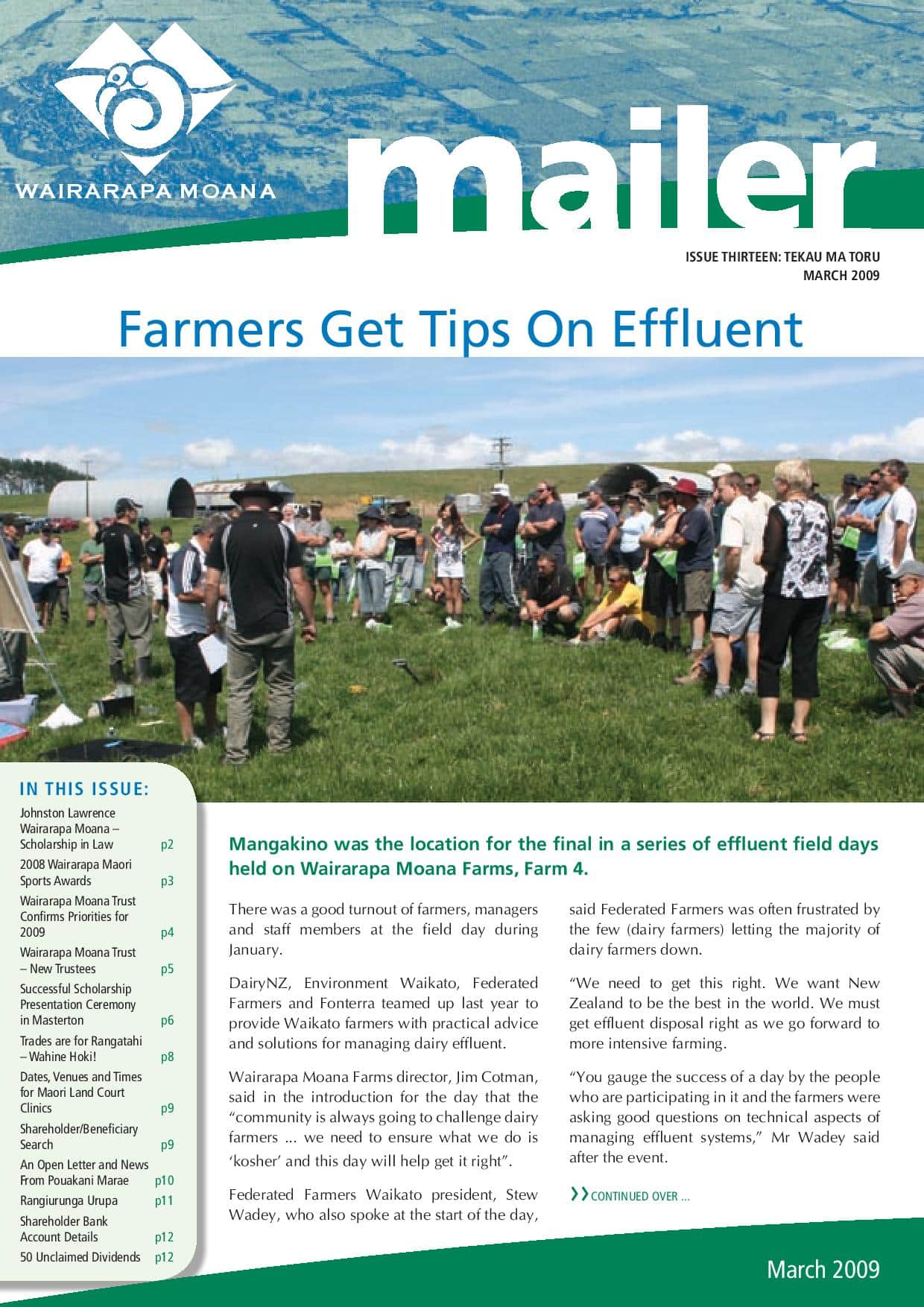 Issue 13 March 2009