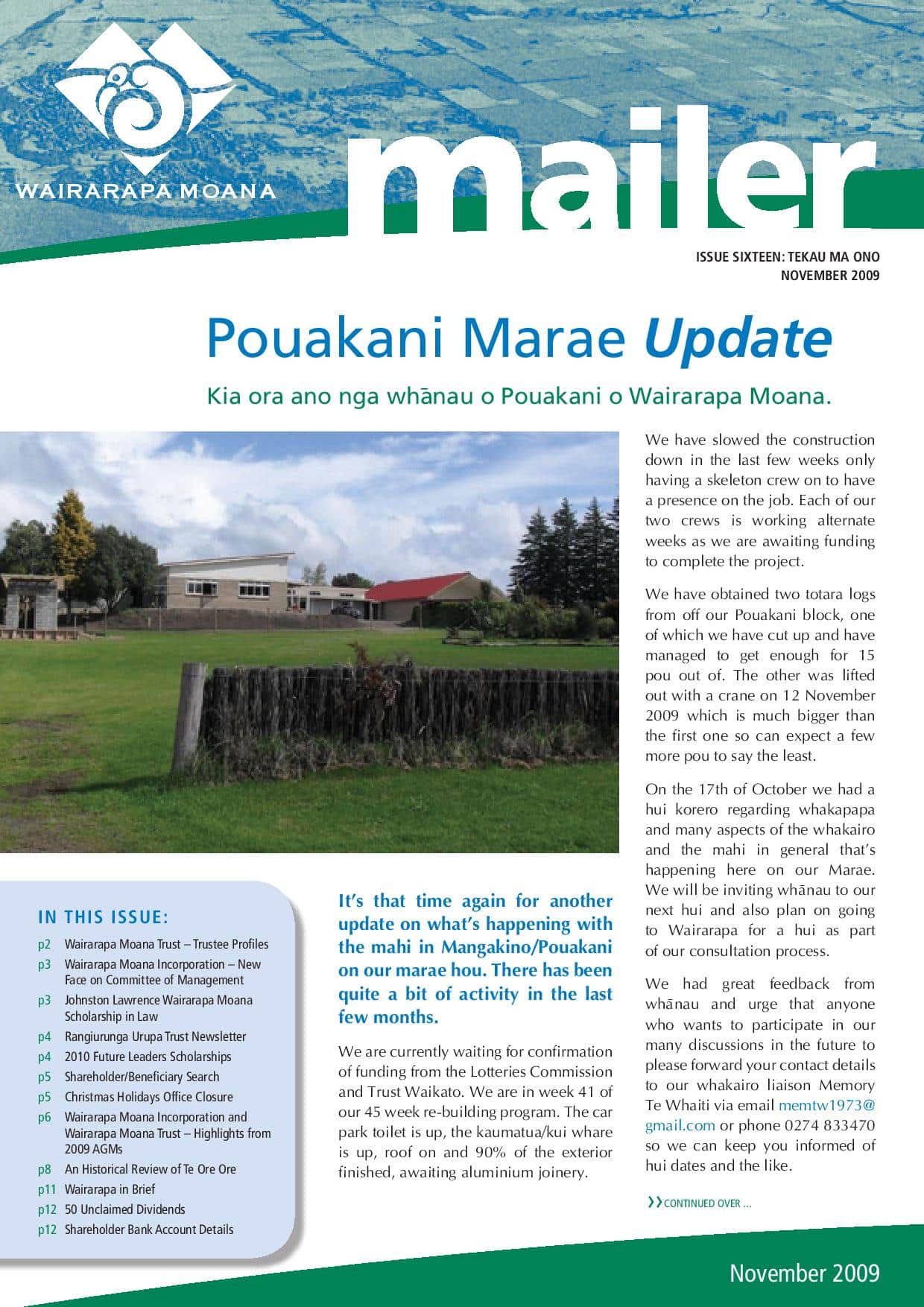 Issue 16 November 2009