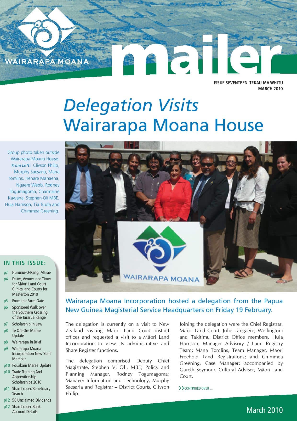 Issue 17 March 2010