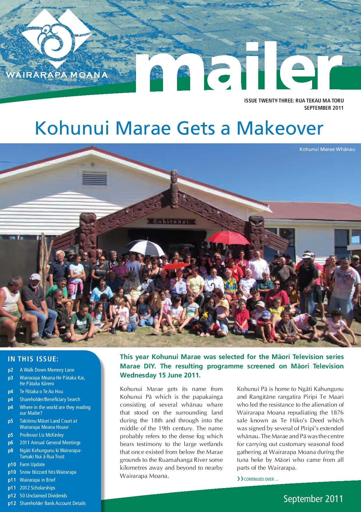 Issue 23 September 2011