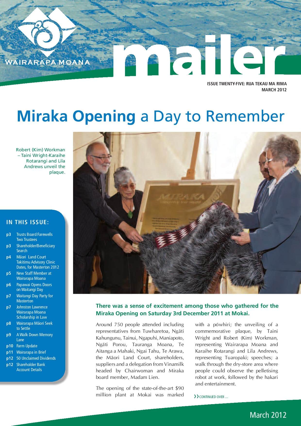 Issue 25 March 2012