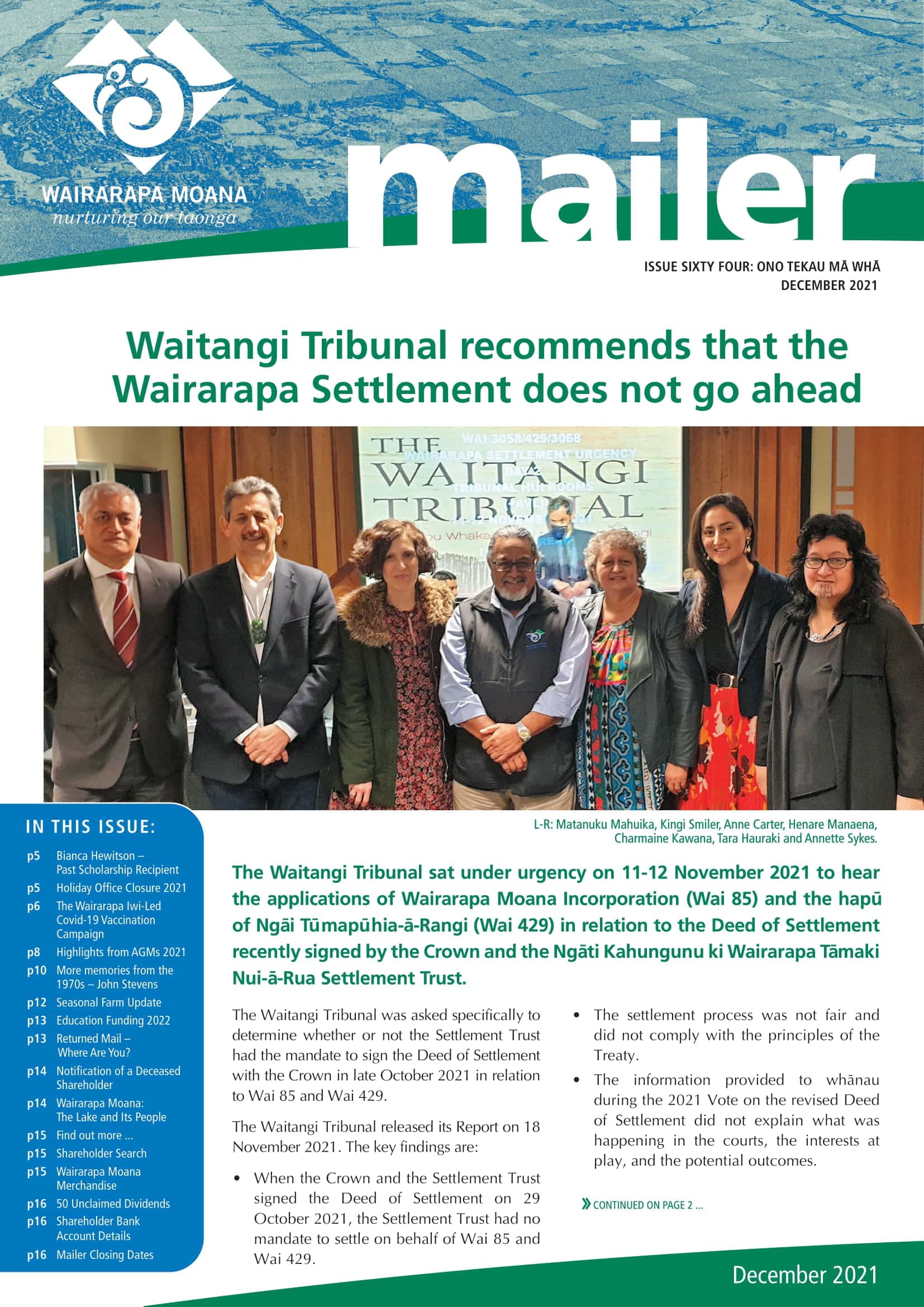 Issue 64 December 2021